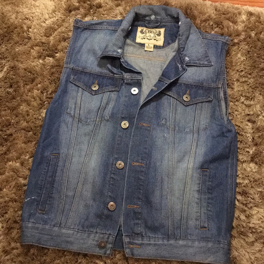 Men’s denim vest